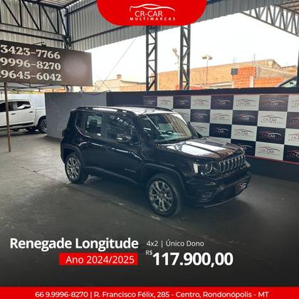 JEEP RENEGADE 1.3 T270 TURBO FLEX LONGITUDE AT6